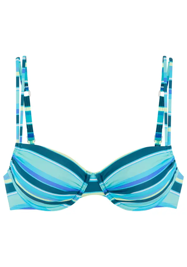 s.Oliver s.Oliver Bikini gornji dio  tirkiz / azur / petrol / bijela