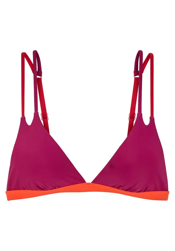 s.Oliver s.Oliver Bikini gornji dio 'Yella'  ljubičasto crvena / neonsko narančasta