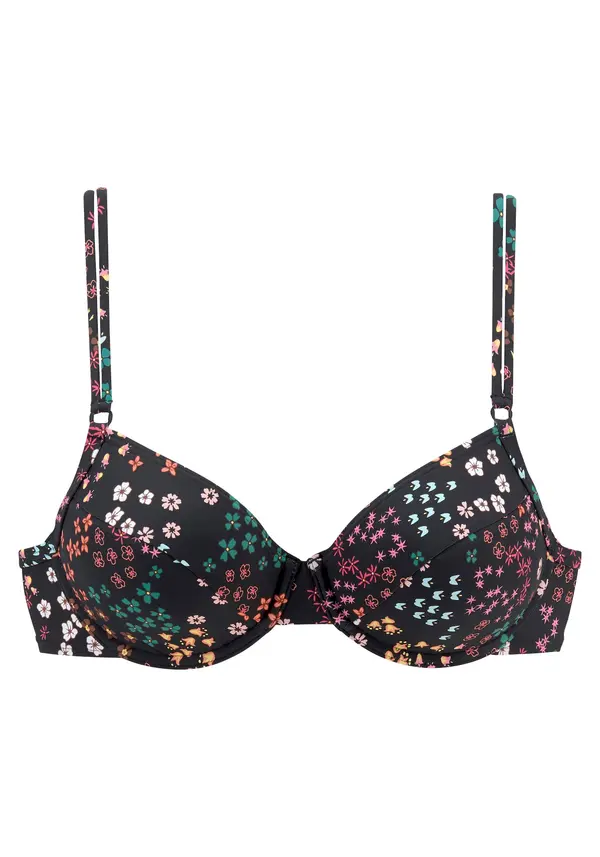 s.Oliver s.Oliver Bikini gornji dio  žuta / smaragdno zelena / roza / crna