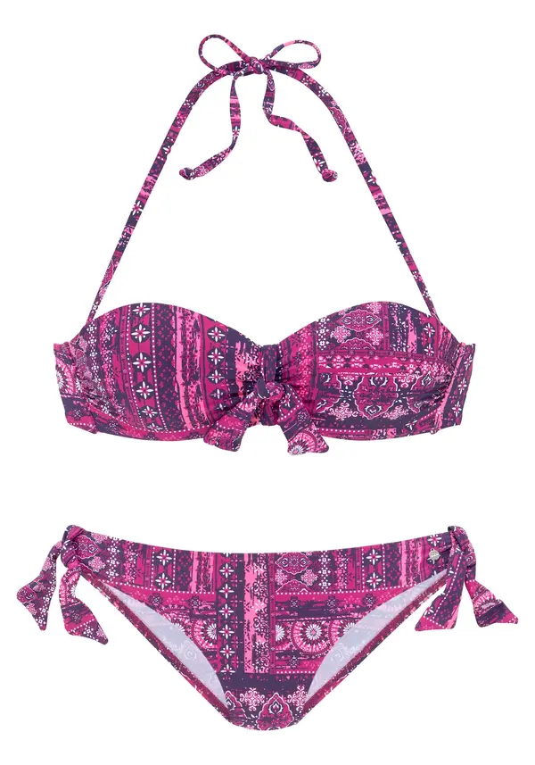 s.Oliver s.Oliver Bikini  mornarsko plava / roza / bijela