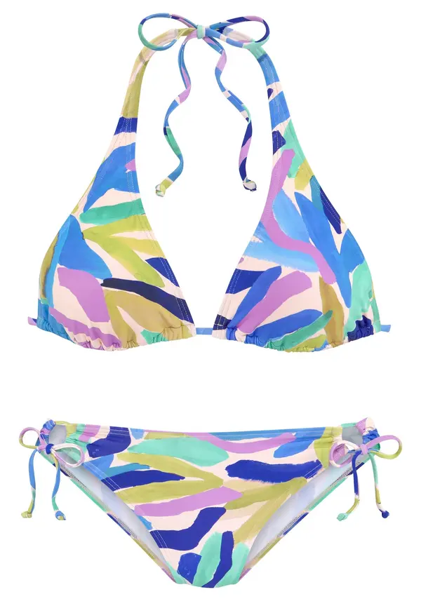 s.Oliver s.Oliver Bikini  plava / žuta / roza / bijela