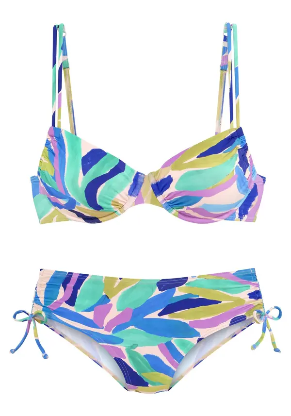 s.Oliver s.Oliver Bikini  plava / žuta / zelena / ljubičasta