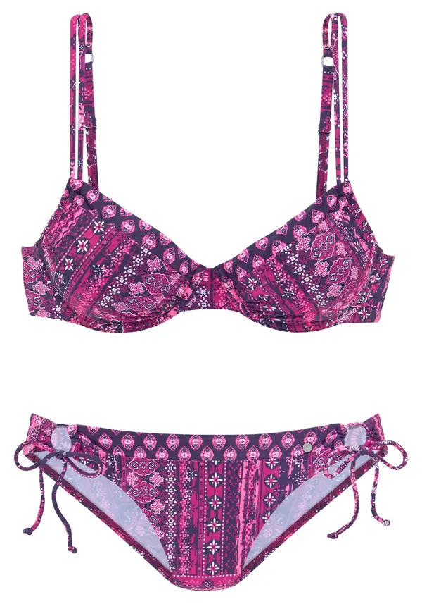 s.Oliver s.Oliver Bikini  roza / crvena ljubičasta / bijela