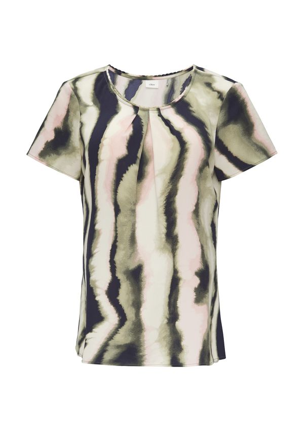 s.Oliver BLACK LABEL s.Oliver BLACK LABEL Bluza  ecru/prljavo bijela / maslinasta / roza / crna