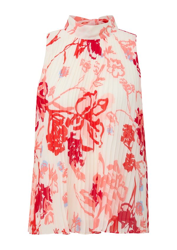 s.Oliver BLACK LABEL s.Oliver BLACK LABEL Bluza  nebesko plava / crvena / pastelno crvena / bijela