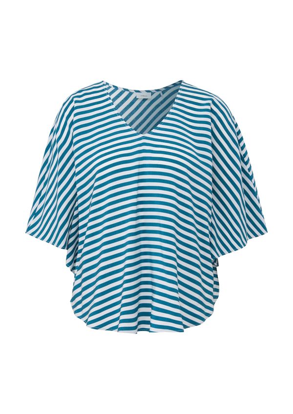 s.Oliver BLACK LABEL s.Oliver BLACK LABEL Bluza  petrol / bijela