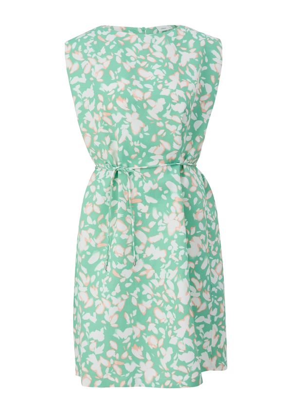 s.Oliver BLACK LABEL s.Oliver BLACK LABEL Haljina  bež / pijesak / zelena