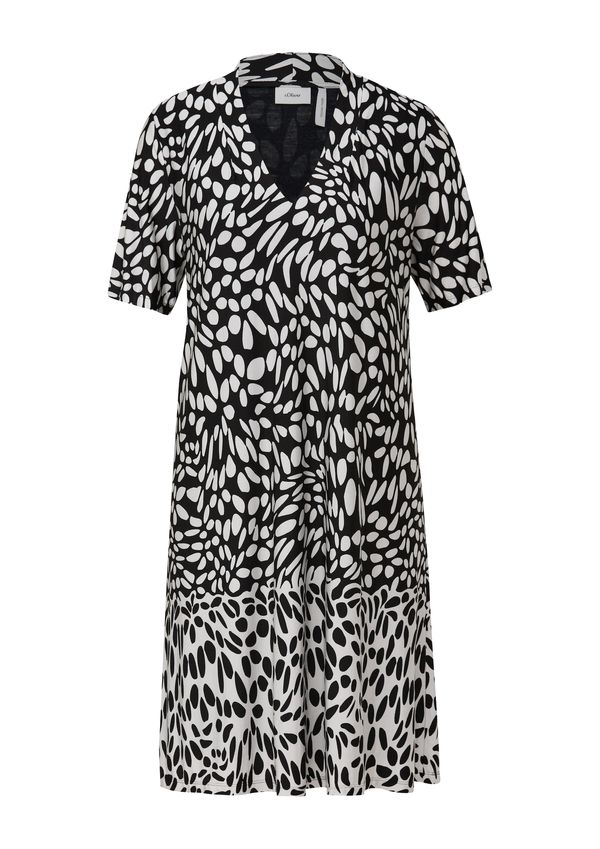 s.Oliver BLACK LABEL s.Oliver BLACK LABEL Haljina  crna / bijela