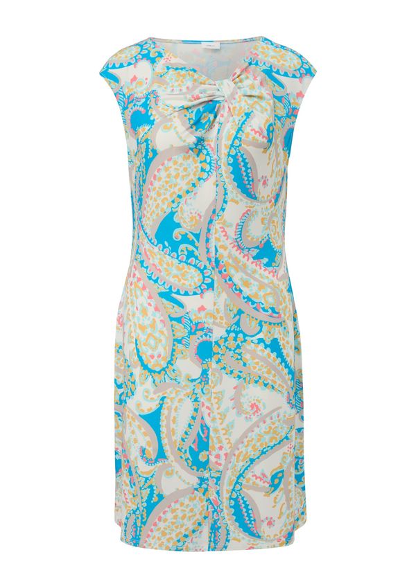 s.Oliver BLACK LABEL s.Oliver BLACK LABEL Haljina  ecru/prljavo bijela / tamno bež / plava / mandarina