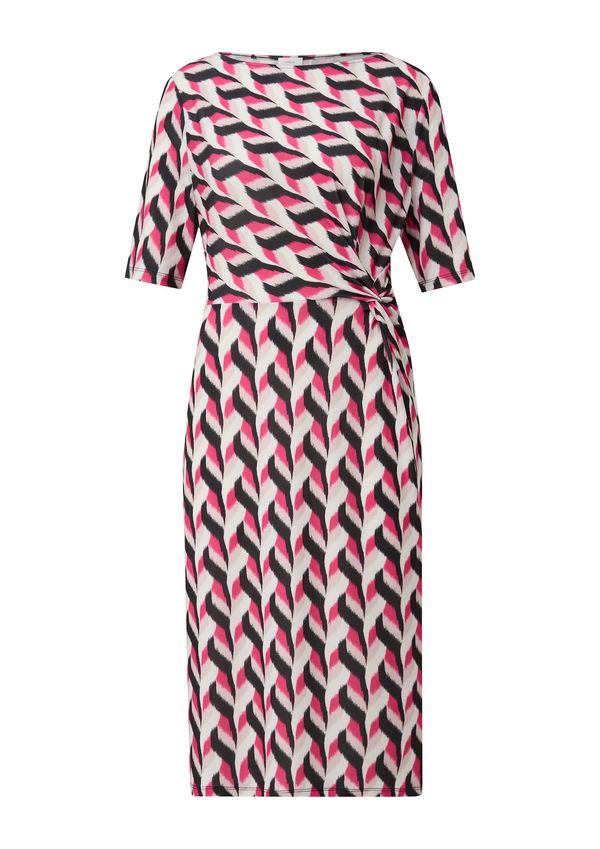 s.Oliver BLACK LABEL s.Oliver BLACK LABEL Haljina  fuksija / svijetloroza / crna / bijela