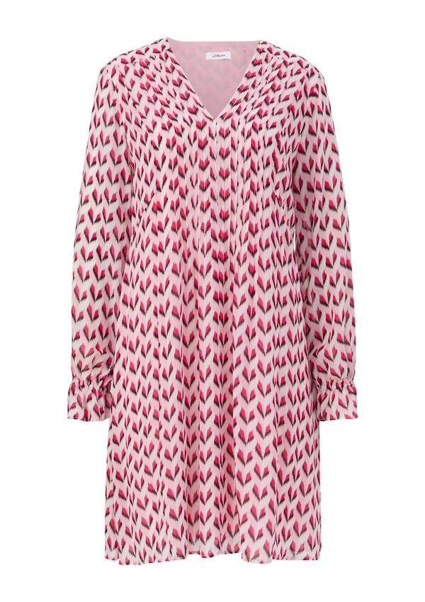 s.Oliver BLACK LABEL s.Oliver BLACK LABEL Haljina  rosé / crvena