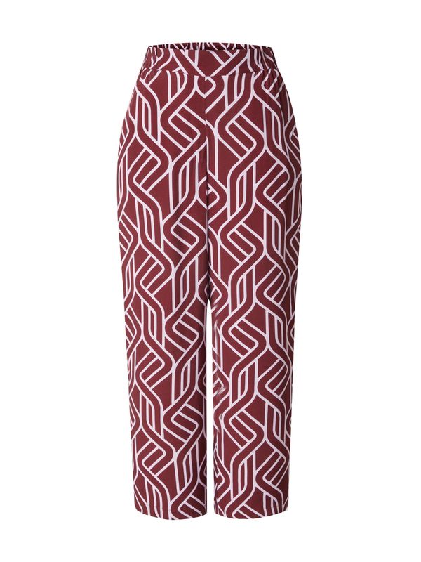 s.Oliver BLACK LABEL s.Oliver BLACK LABEL Hlače  lila / boja vina