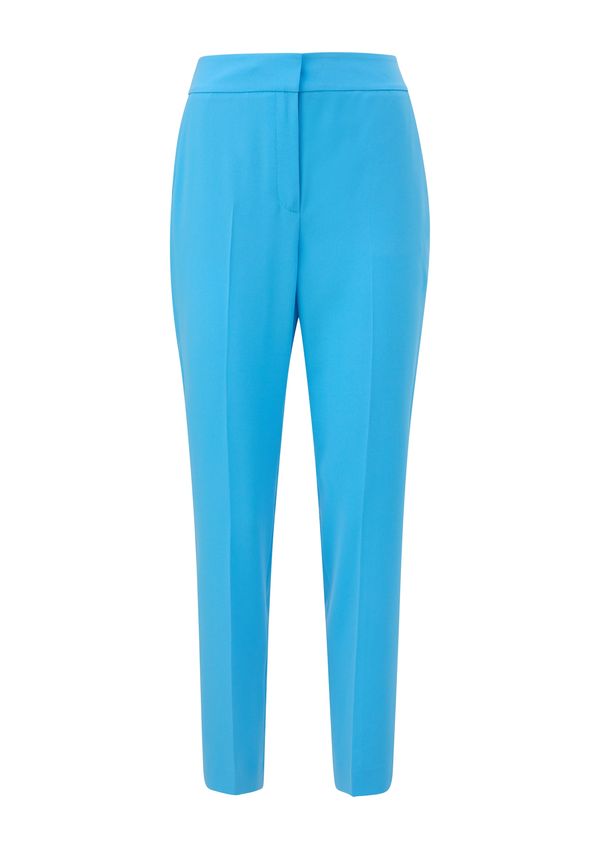 s.Oliver BLACK LABEL s.Oliver BLACK LABEL Hlače na crtu  azur