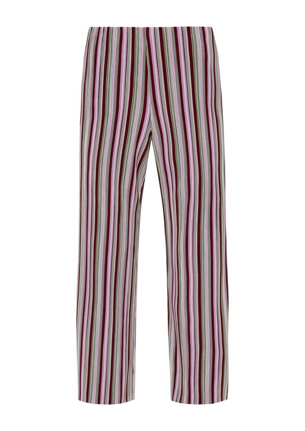 s.Oliver BLACK LABEL s.Oliver BLACK LABEL Hlače  orhideja bijela / crvena / crna / bijela