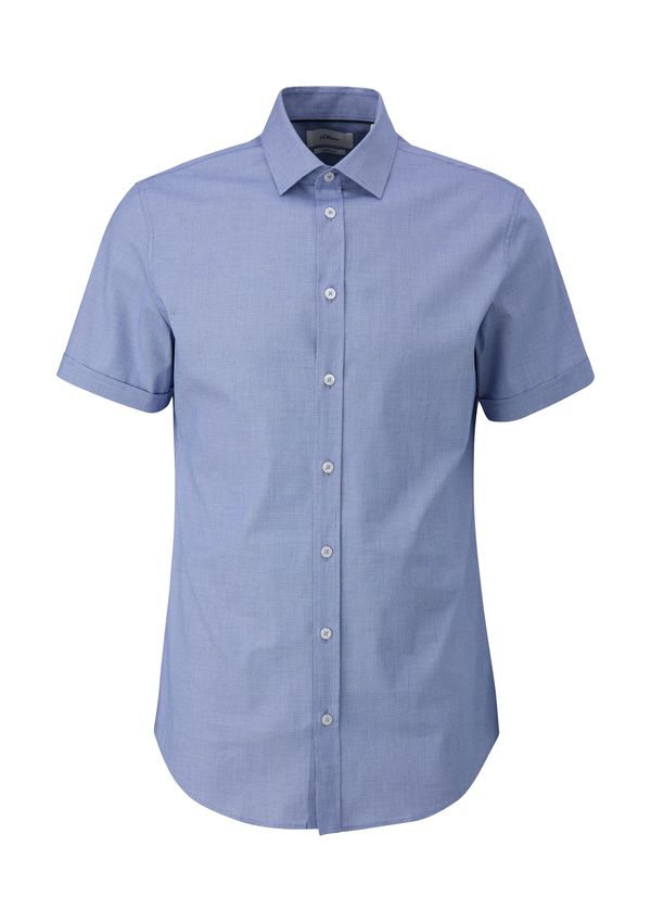 s.Oliver BLACK LABEL s.Oliver BLACK LABEL Košulja  safirno plava / bijela