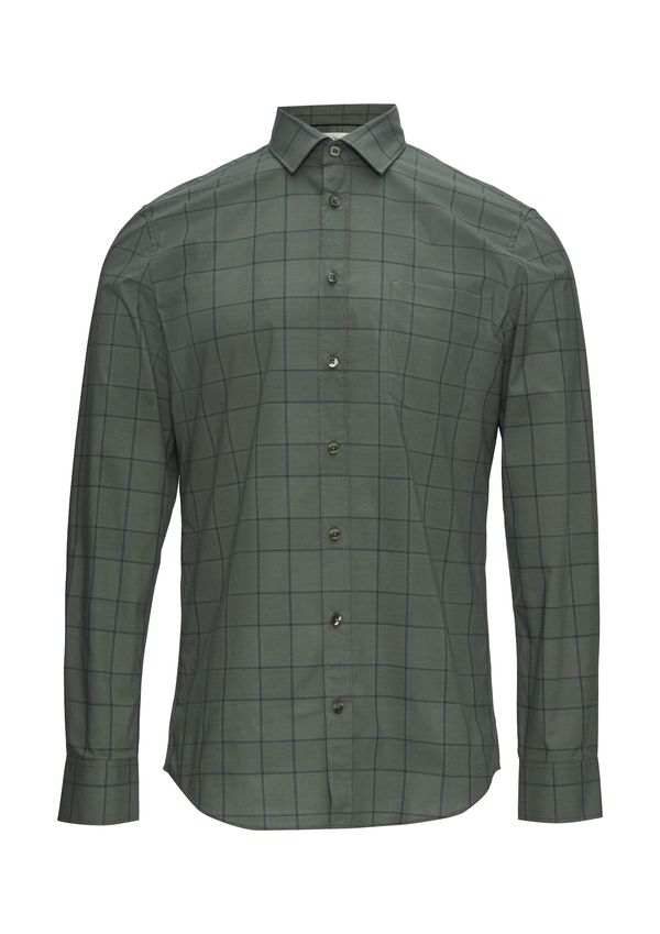 s.Oliver BLACK LABEL s.Oliver BLACK LABEL Košulja  tamno zelena / crna