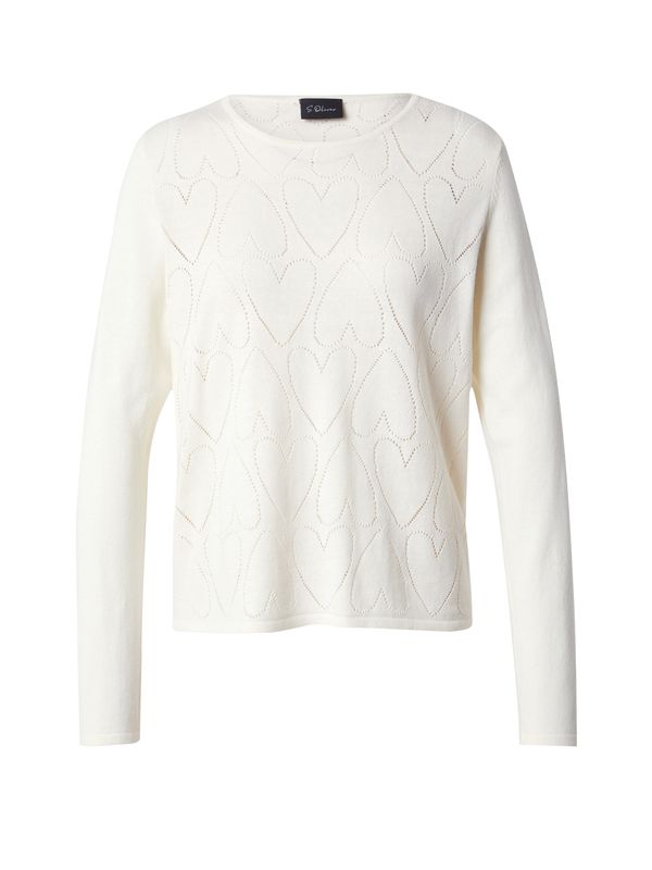 s.Oliver BLACK LABEL s.Oliver BLACK LABEL Pulover  bijela