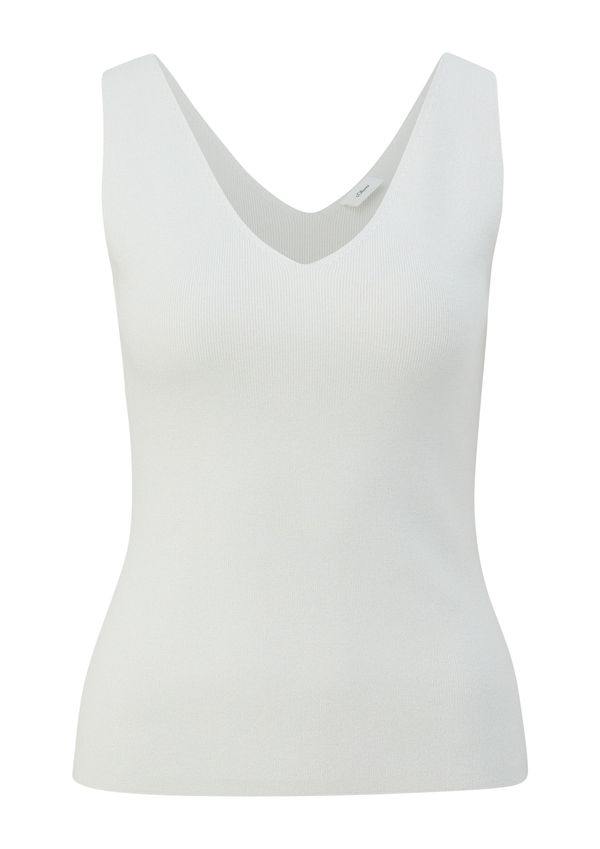 s.Oliver BLACK LABEL s.Oliver BLACK LABEL Top s naramenicama  ecru/prljavo bijela