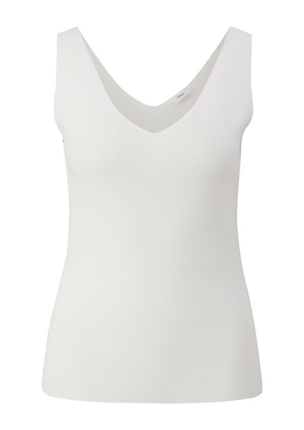 s.Oliver BLACK LABEL s.Oliver BLACK LABEL Top s naramenicama  prljavo bijela