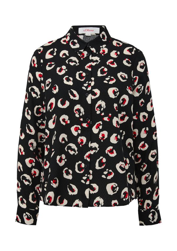 s.Oliver s.Oliver Bluza  boja pijeska / crvena / crna