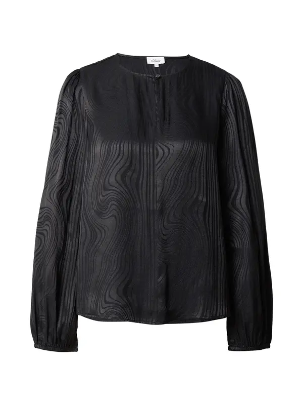 s.Oliver s.Oliver Bluza  crna