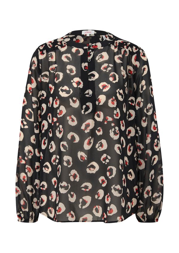 s.Oliver s.Oliver Bluza  ecru/prljavo bijela / svijetlocrvena / crna