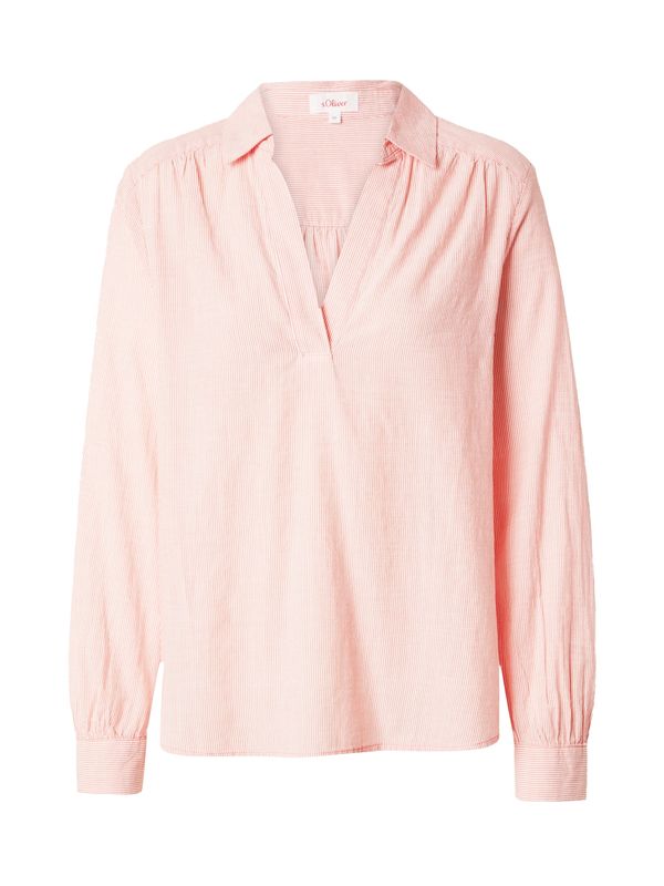 s.Oliver s.Oliver Bluza  koraljna / bijela