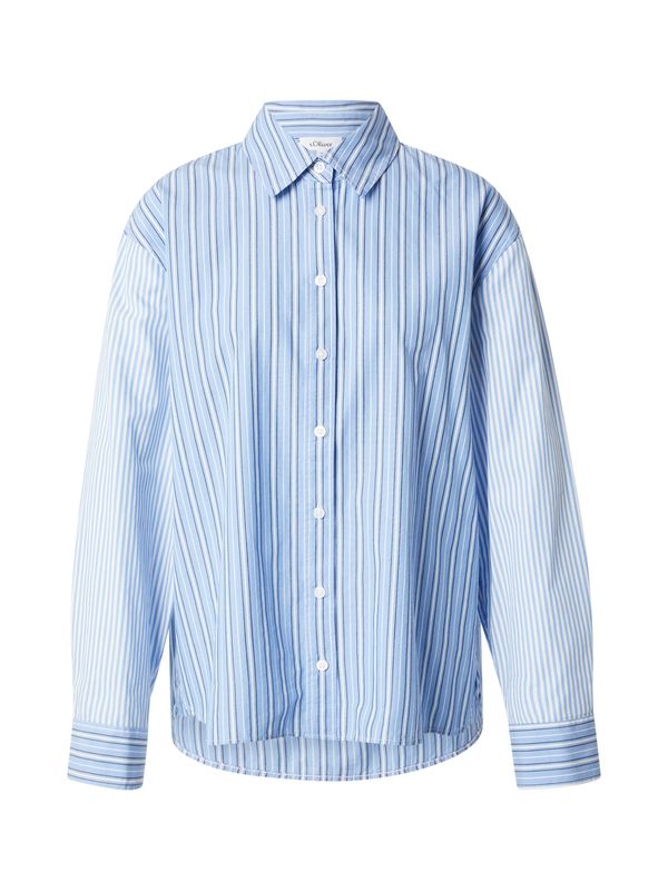 s.Oliver s.Oliver Bluza  morsko plava / svijetloplava / bijela