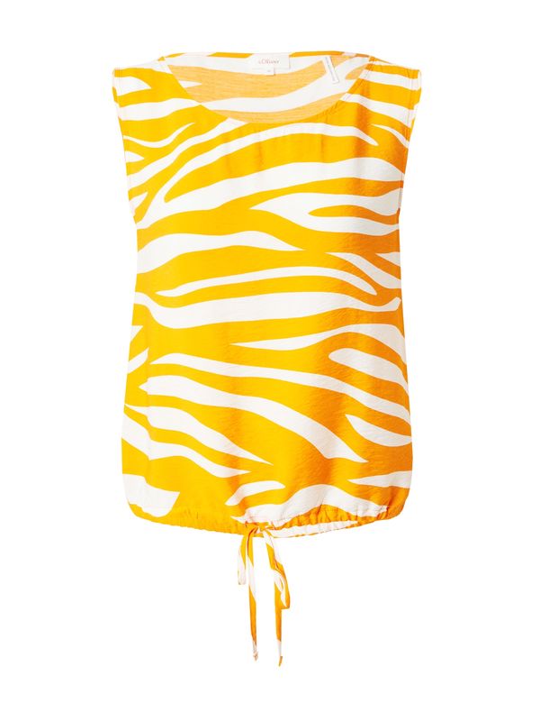 s.Oliver s.Oliver Bluza  narančasta / bijela