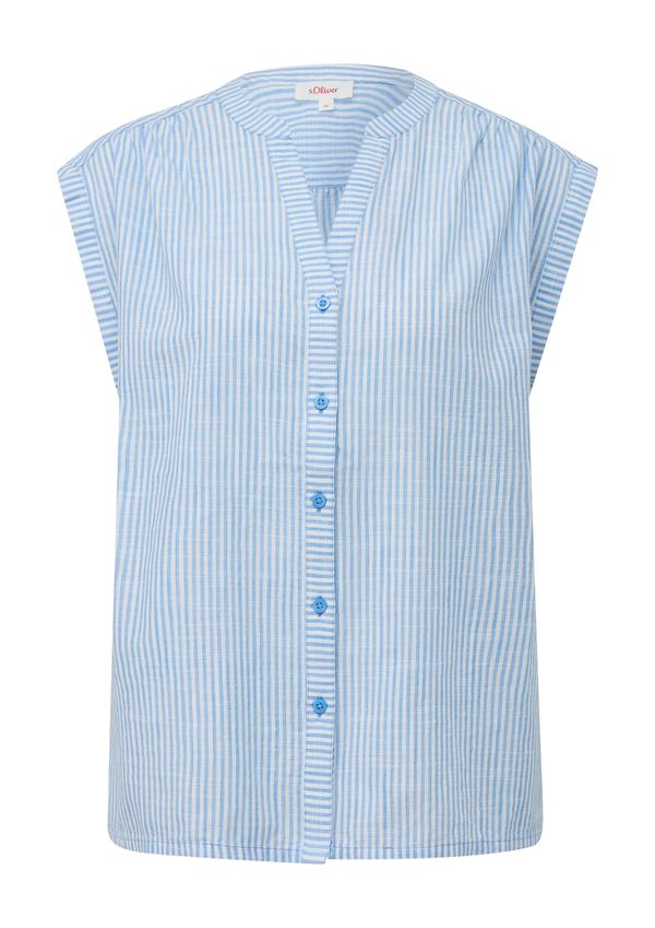 s.Oliver s.Oliver Bluza  svijetloplava / bijela