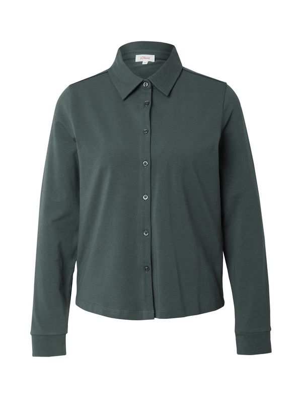 s.Oliver s.Oliver Bluza  tamno zelena