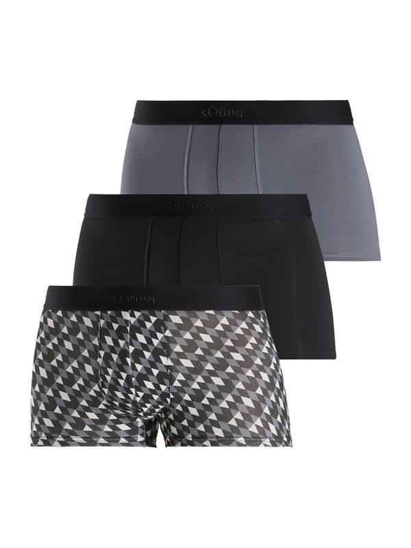 s.Oliver s.Oliver Bokserice  bež siva / svijetlosiva / crna