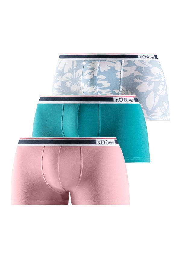 s.Oliver s.Oliver Bokserice  cijan plava / svijetloplava / prljavo roza / crna
