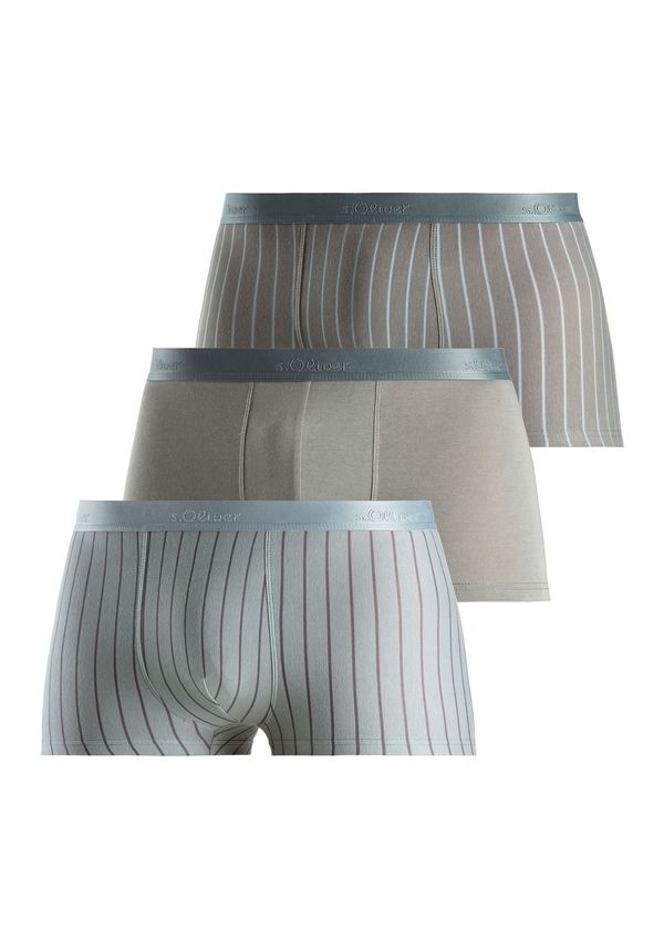 s.Oliver s.Oliver Bokserice 'Hipster'  siva / taupe siva / bazalt siva / tamo siva