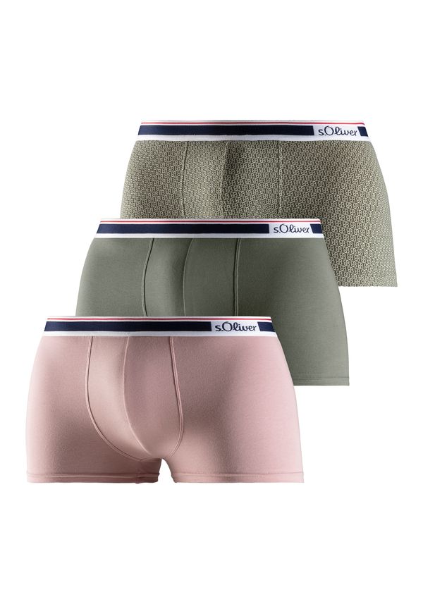 s.Oliver s.Oliver Bokserice  mornarsko plava / maslinasta / prljavo roza / bijela