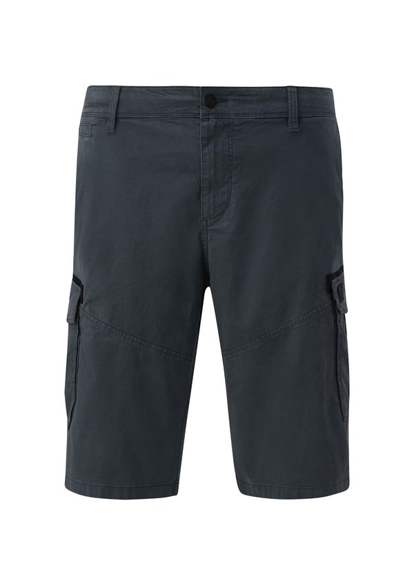 s.Oliver s.Oliver Cargo hlače  tamo siva / crna