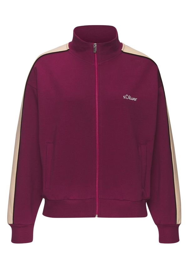 s.Oliver s.Oliver Gornji dio trenirke  bež / boja vina / crna / bijela