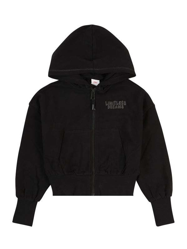 s.Oliver s.Oliver Gornji dio trenirke  siva / crna