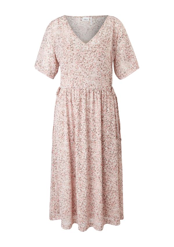 s.Oliver s.Oliver Haljina  brokat / roza / pastelno crvena / bijela