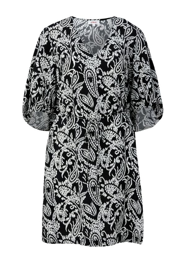 s.Oliver s.Oliver Haljina  crna / bijela