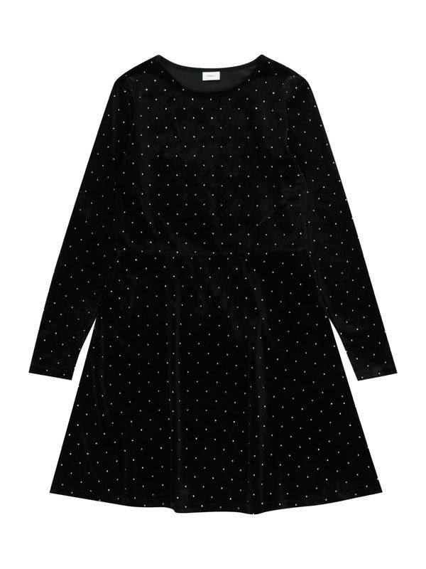 s.Oliver s.Oliver Haljina  crna / srebro