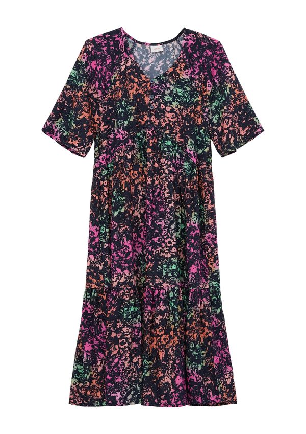 s.Oliver s.Oliver Haljina  mornarsko plava / menta / breskva / svijetloroza