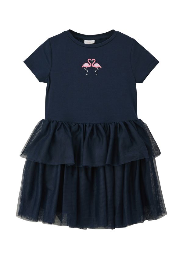 s.Oliver s.Oliver Haljina  mornarsko plava / pastelno roza / svijetloroza