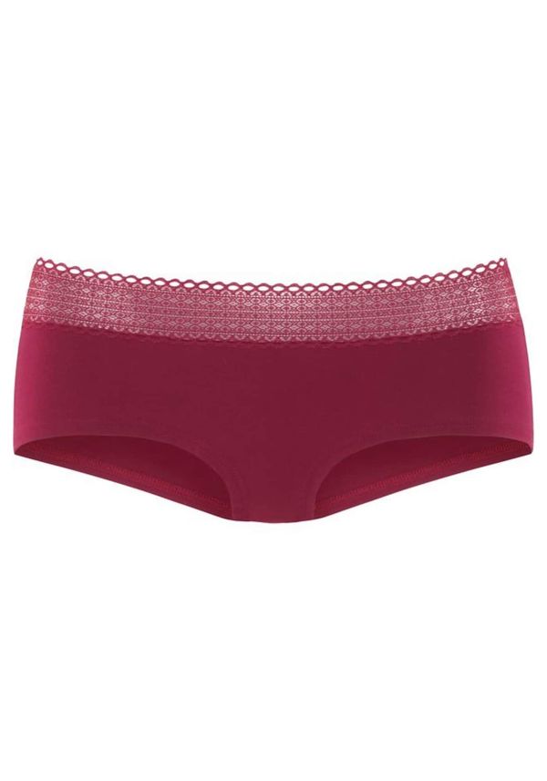 s.Oliver s.Oliver Hipster gaćice  bordo / crna / bijela