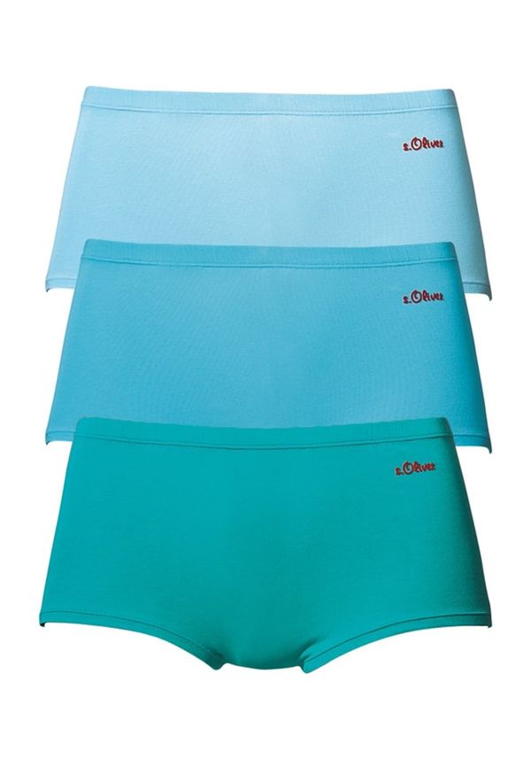 s.Oliver s.Oliver Hipster gaćice  sivkasto plava / svijetloplava / petrol