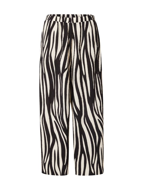 s.Oliver s.Oliver Hlače  crna / bijela