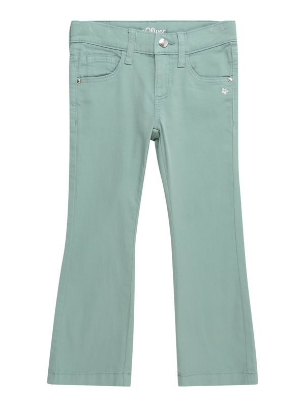 s.Oliver s.Oliver Hlače  menta / pastelno ljubičasta / bijela