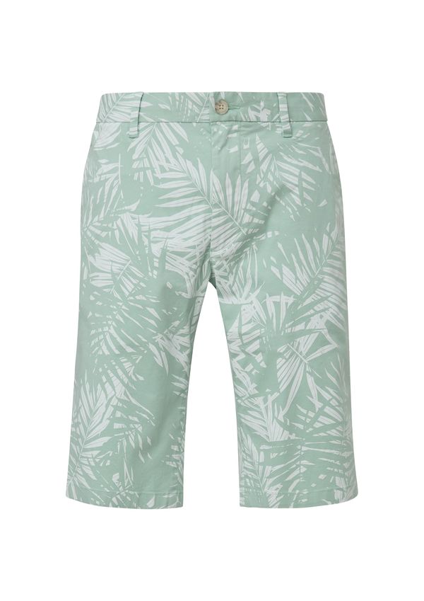 s.Oliver s.Oliver Hlače  pastelno zelena / bijela