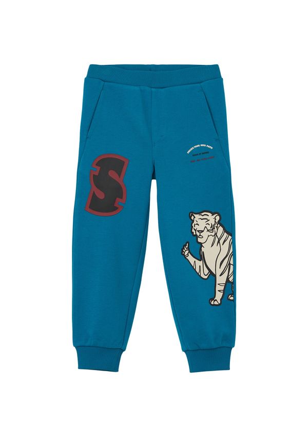 s.Oliver s.Oliver Hlače  petrol / crvena / crna / bijela