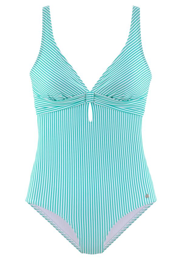 s.Oliver s.Oliver Jednodijelni kupaći kostim  menta / prljavo bijela